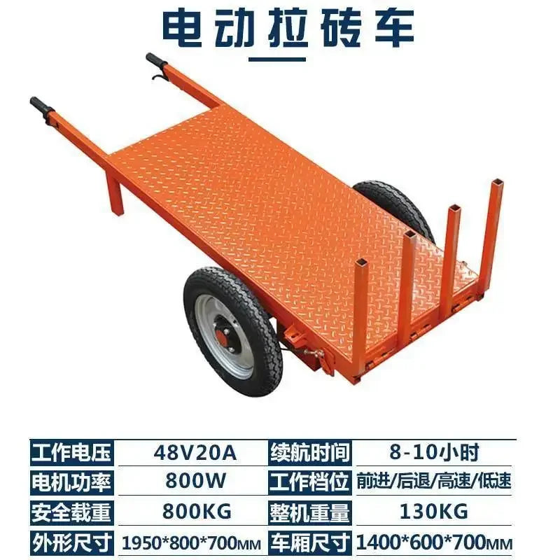 Garden Tool Cart Battery Operated Carrying Capacity Multifunctional Logistics Electric Warehouse Cargo Transport Trolley