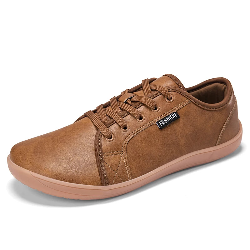 Men's Trendy Casual Shoes Fashionable Wide Toe Appearance Breathable Lining Flexible Sole All Match Lightweight Daily Sneakers