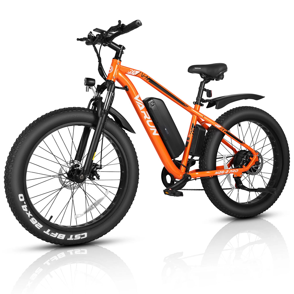 VARUN M26-2 PRO Adult Electric Bicycle, 250W Motor Electric bike, 48V 13AH Battery City E-bike, 26 Inch Fat Tire E-Mountain bike