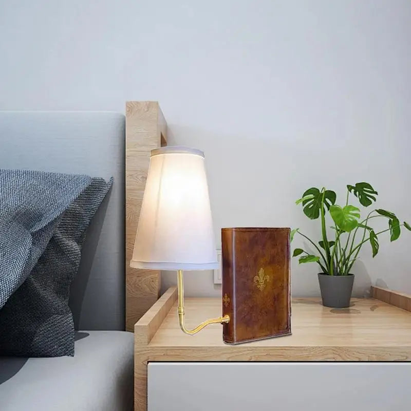 Literature Book Lamp Vintage Book Design Table Lamp Bookshelf Light Unique Decorative Shelf Lamp For Living Room Home Offices