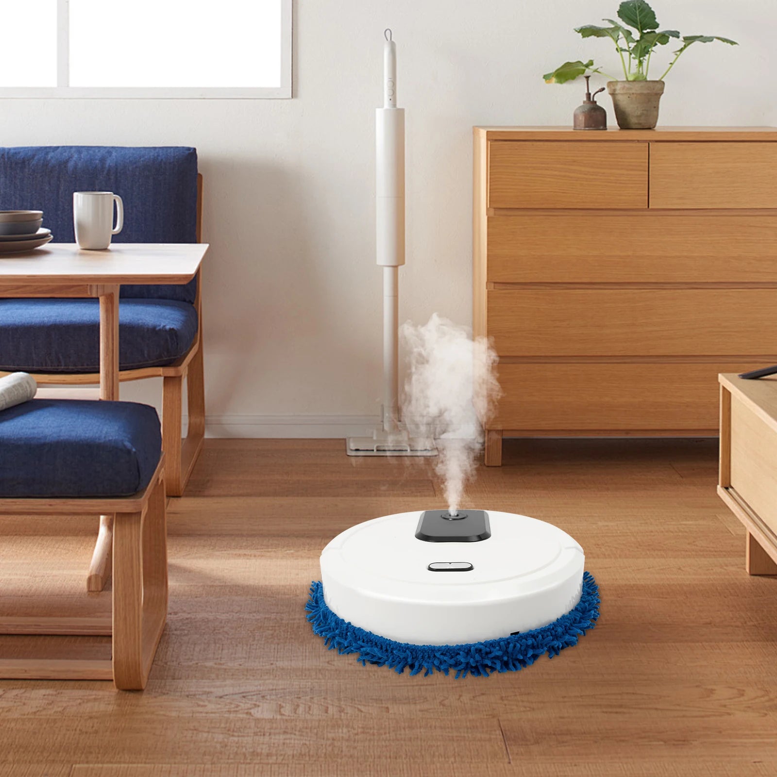 Electric Floor Mopping Robots Silent Floor Scrubber Cleaning Experts Wet and Dry Smart Home Floor Sweeping Automatic Clean Robot