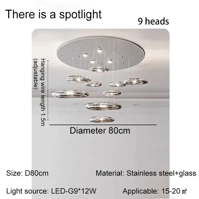 Modern home decor led lights pendant light lamps for living room Chandeliers for dining room hanging light indoor lighting