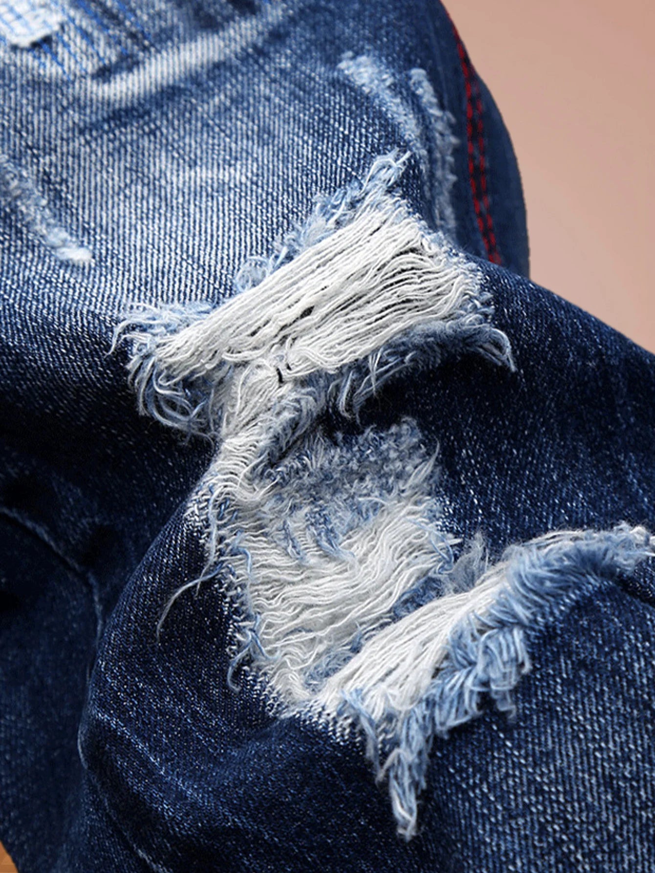 American high street fashion jeans with old holes