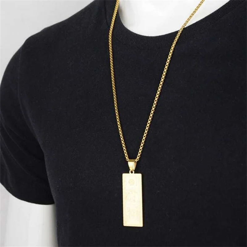 Hip-hop Accessories Party Gifts Dollar Pendant Men's Fashion Necklace,Birthday Gifts, Small Bills Valentine's Day