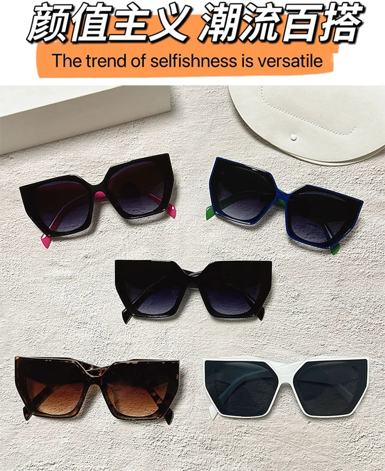 New Small Sunglasses Women Trendy Brand Sun Glasses Female Designer Vintage Eyewear Men Square Glasses UV400 Oculos De Sol