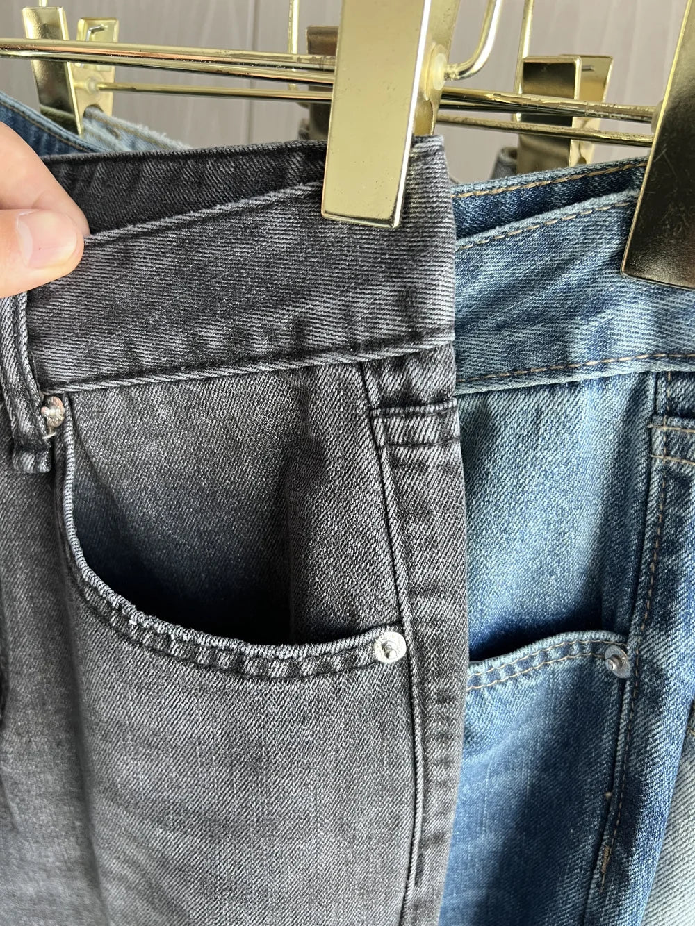 Z1975 straight height waist long jeans 2025 ETJ Autumn/Winter New Wash Product y2k Classic  Jeans for women