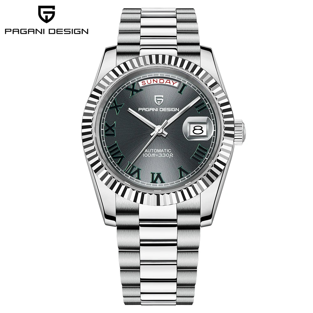 PAGANI DESIGN 2025 DD40 Men's Watches Luxury Automatic Watch Men AR Sapphire Glass Mechanical Wristwatch Men 10Bar Japan NH36A