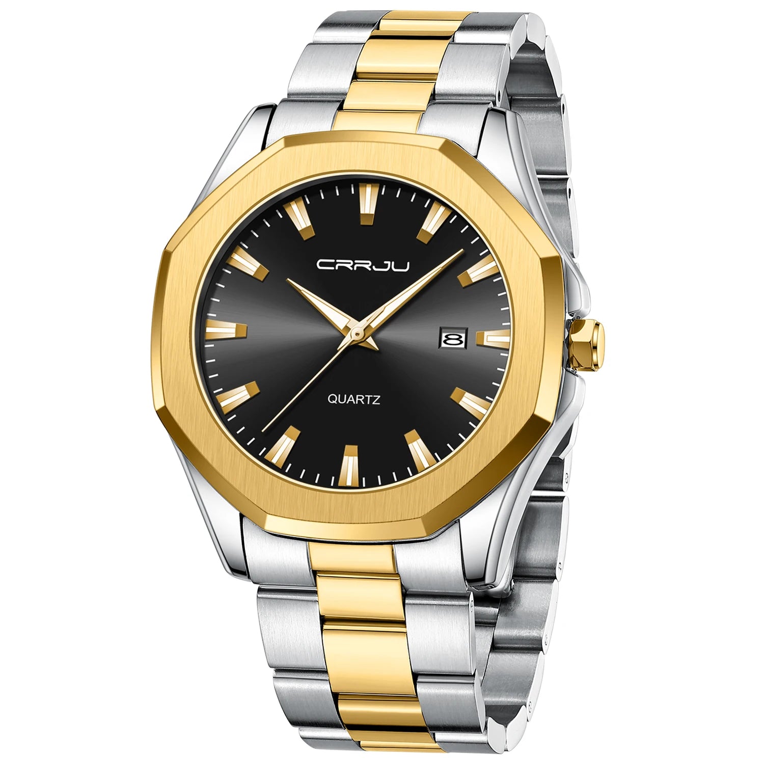 Watches for Men Classic with Date Business Dress Luxury Waterproof Luminous Mens Wrist Watch Analog Stainless Steel Men Watch