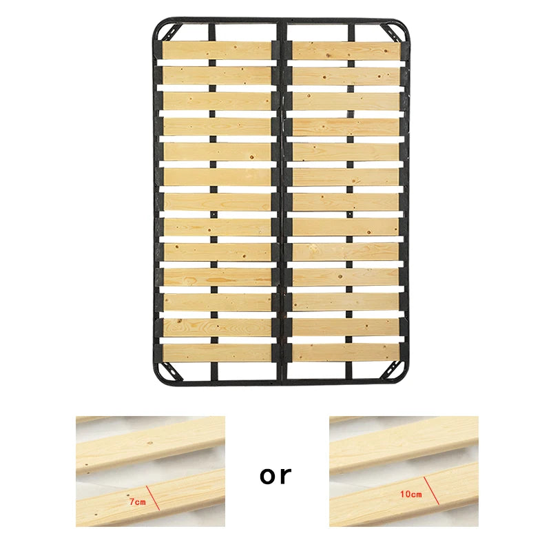 Tatami Row Frame Bed Frame Fir Bed Board Moisture-proof Floor Covering All Solid Wood Mattress Pine Folding Breathable Shelf