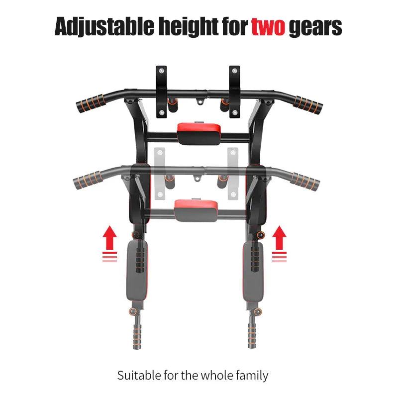 Multifunctional wall-mounted pull-up bar, the upward pull-up bar is used for indoor home gym workouts, pull-up fitness support.