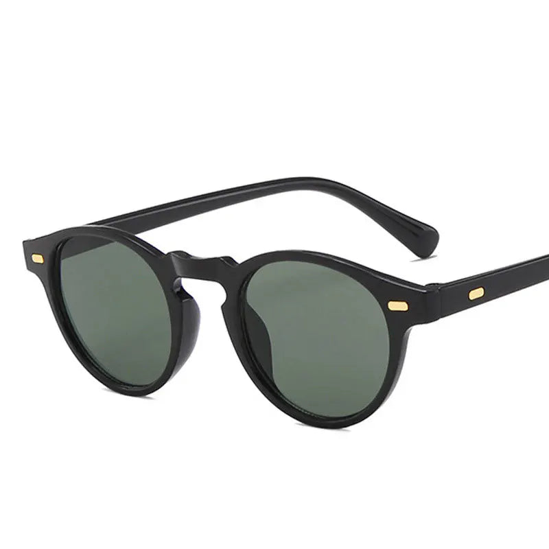 Men Fashions Oval Small Sunglasses Clear Classic Sun Glasses Trends for Transparent Shades for Women Street Fashion Sunglasses