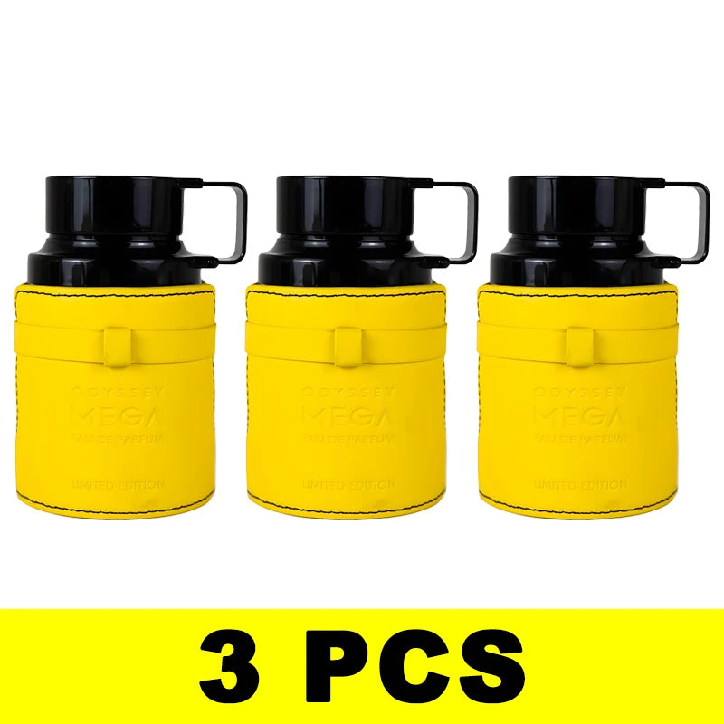 Armaf Odyssey Mega Man Eau de Parfum Spray 100ml Original Arab Perfumes Lasting Woody Aromatic Perfume Cologne for Men Makeup