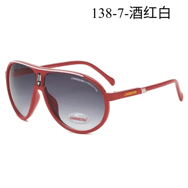 Carrera Retro Sunglasses Retro Vintage Sunglasses for Men and Women Sports Driving Metal Frame UV400 Eyewear