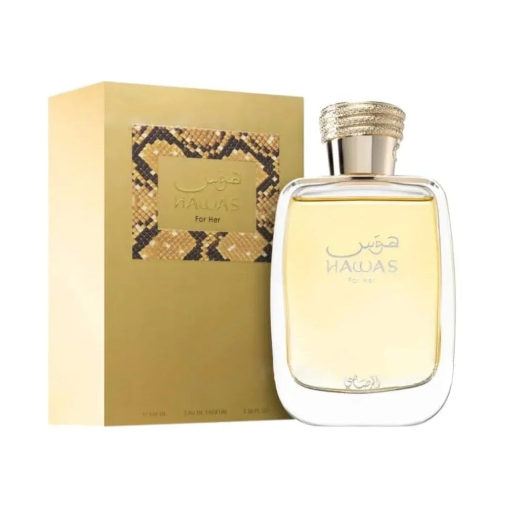 100ml Original Arab Perfumes RASASI Hawas for Her Eau de Parfum Spray High Quality Lasting Floral Perfume Cologne Makeup Present