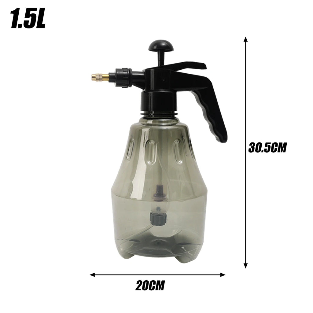Pressure Spray Bottle Handheld Garden Lawn Pump Watering Can with Adjustable Nozzle Car Wash Plastic High-Pressure Mist Sprayer