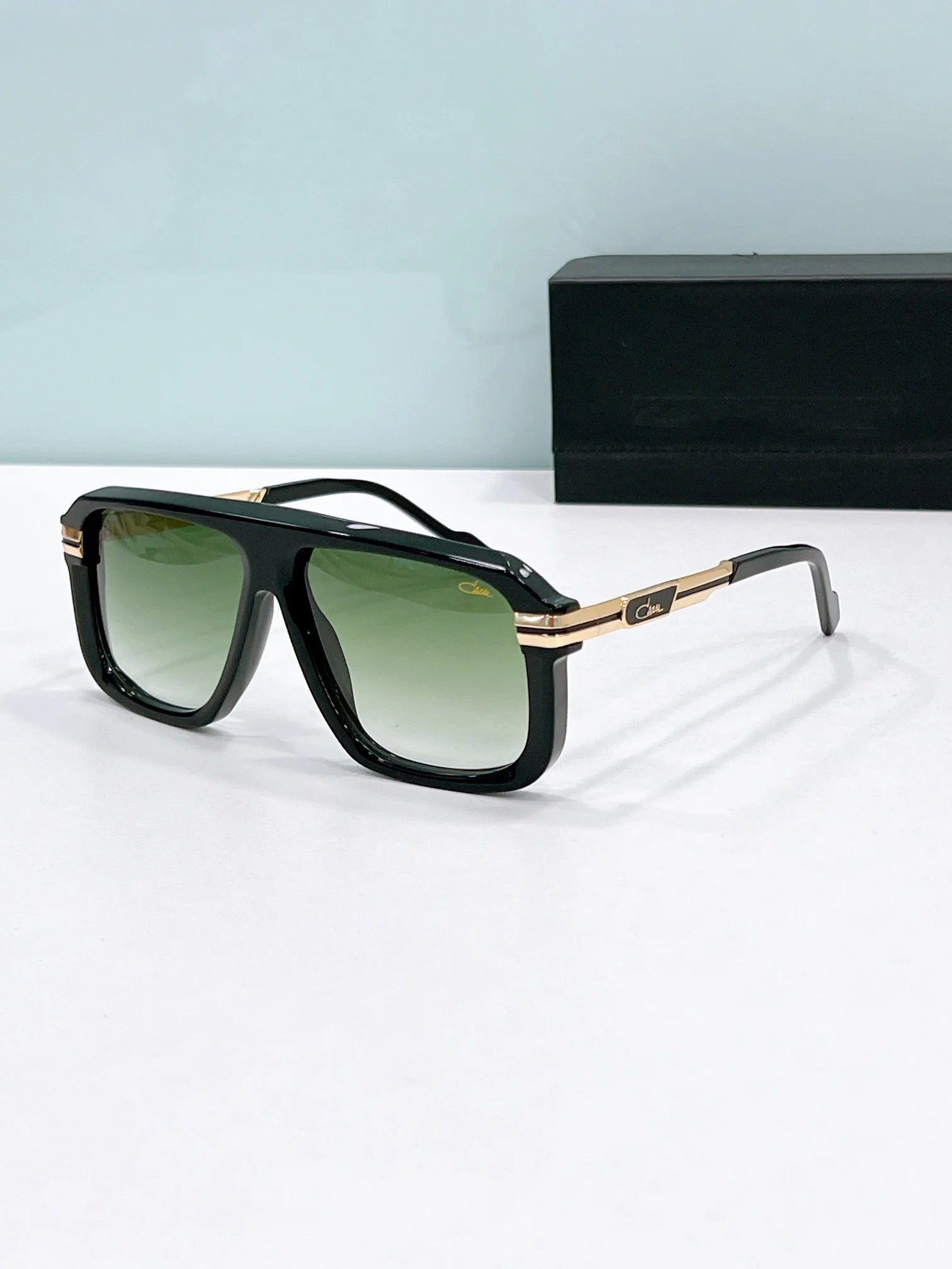 New Arrival ORIGINALCAZAL MOD8050 Classic Polarized Gradient Men Eyewear Tortoise Acetate+Alloy Frame Luxury Women Sunglasses