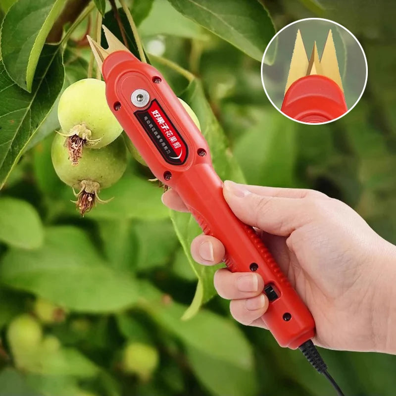 Electric Pruning Shears New Fruit Tree Thinning Flower Sparse Fruit Specialized Pruning Scissors Portable Flower Fruits Shears