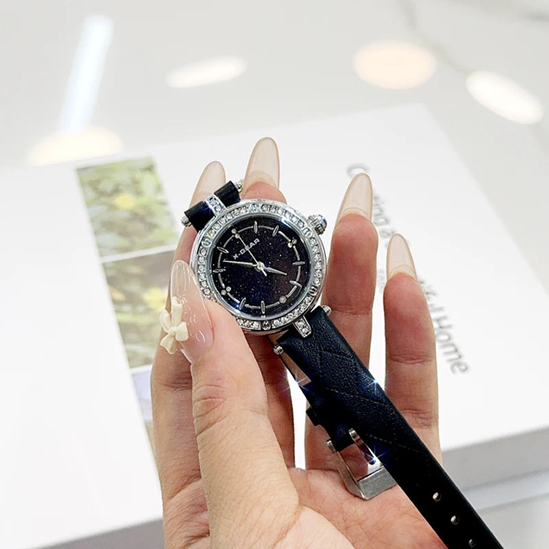 2025 Luxury Watches For Women Crystal Diamond Ladies Dress Wristwatches Casual Bracelet Waterproof Quartz Women Watch Clock