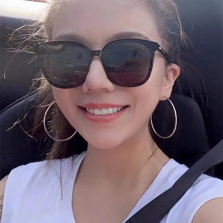 6pair /set Smooth Open Women Men Hoop Earrings Stainless Steel Ears Jewelry Accessories, Birthday Gifts. Party Gifts