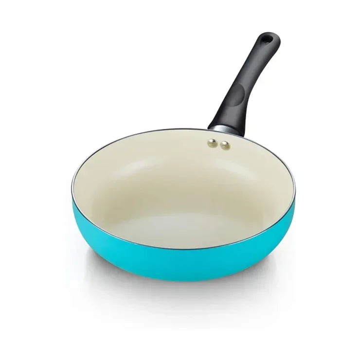 For Ceramic Nonstick Granite Induction Kitchen Cooking Cookware Sets 10 Pcs Pots and Pans Set on sale