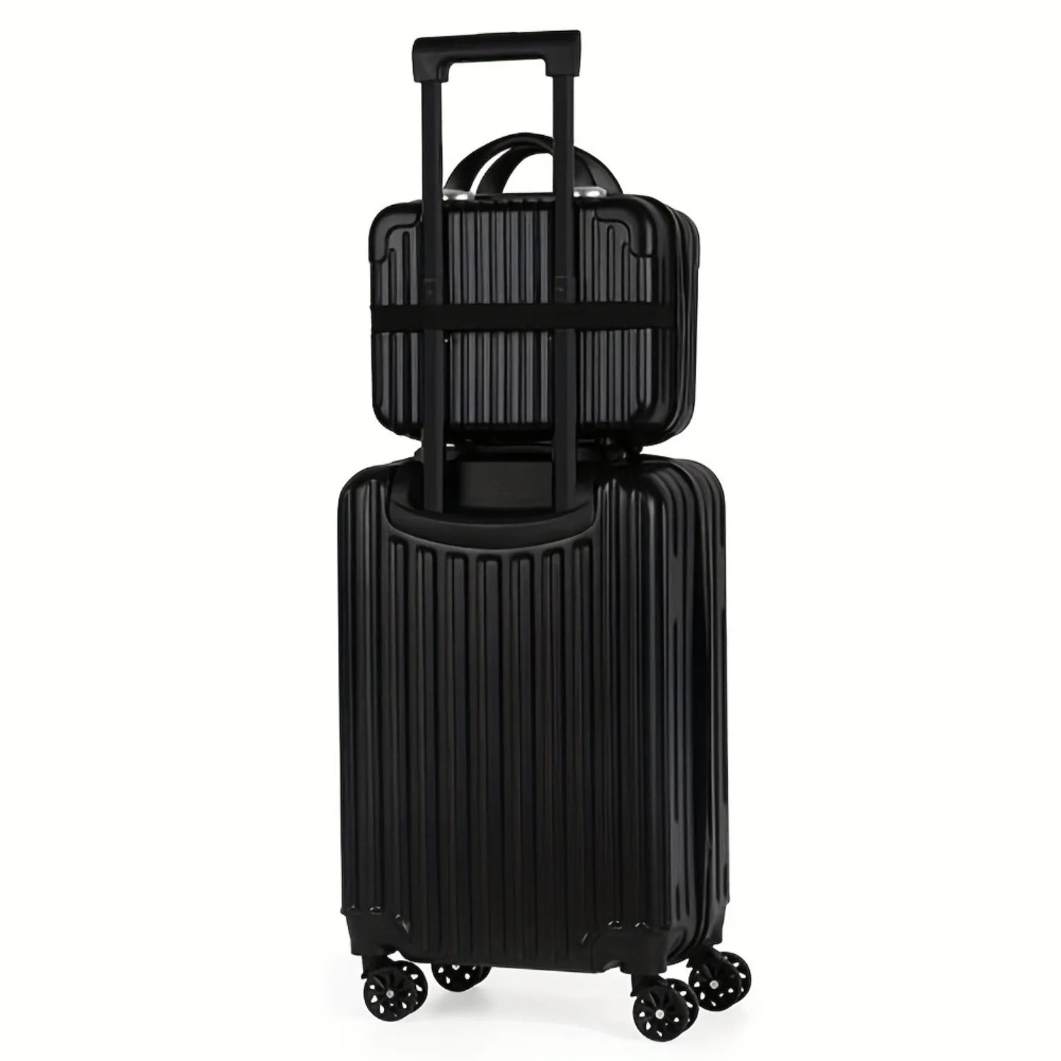 2-Piece Hardshell Luggage Set (20"+14") - Nesting Spinner w/ 360° Wheels & TSA Lock, Lightweight Expandable for Family Travel