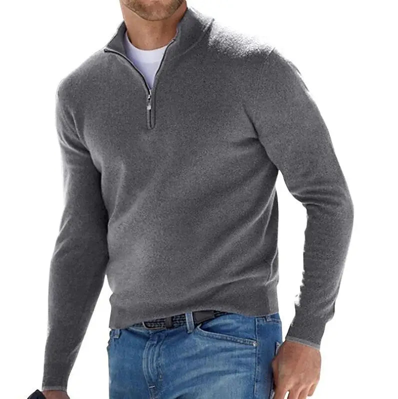 2025 Long Sleeved Sweater Men's Base Sweater for men in Autumn and Winter in Stock