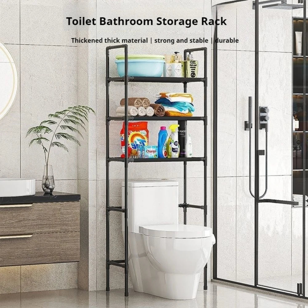 Floor Standing Storage Rack For Bathroom Increases Space Saving Multi Story Bathroom Storage Racks Without Holes Laundry Rack