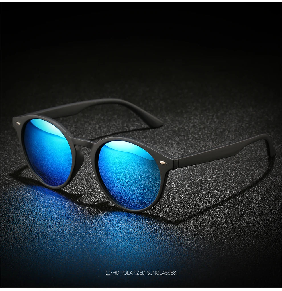 Fashion Round Polarized Sunglasses Women Men Classic Vintage Driving Travel Sun Glasses Circle Oval Brand Designer Eyewear UV400