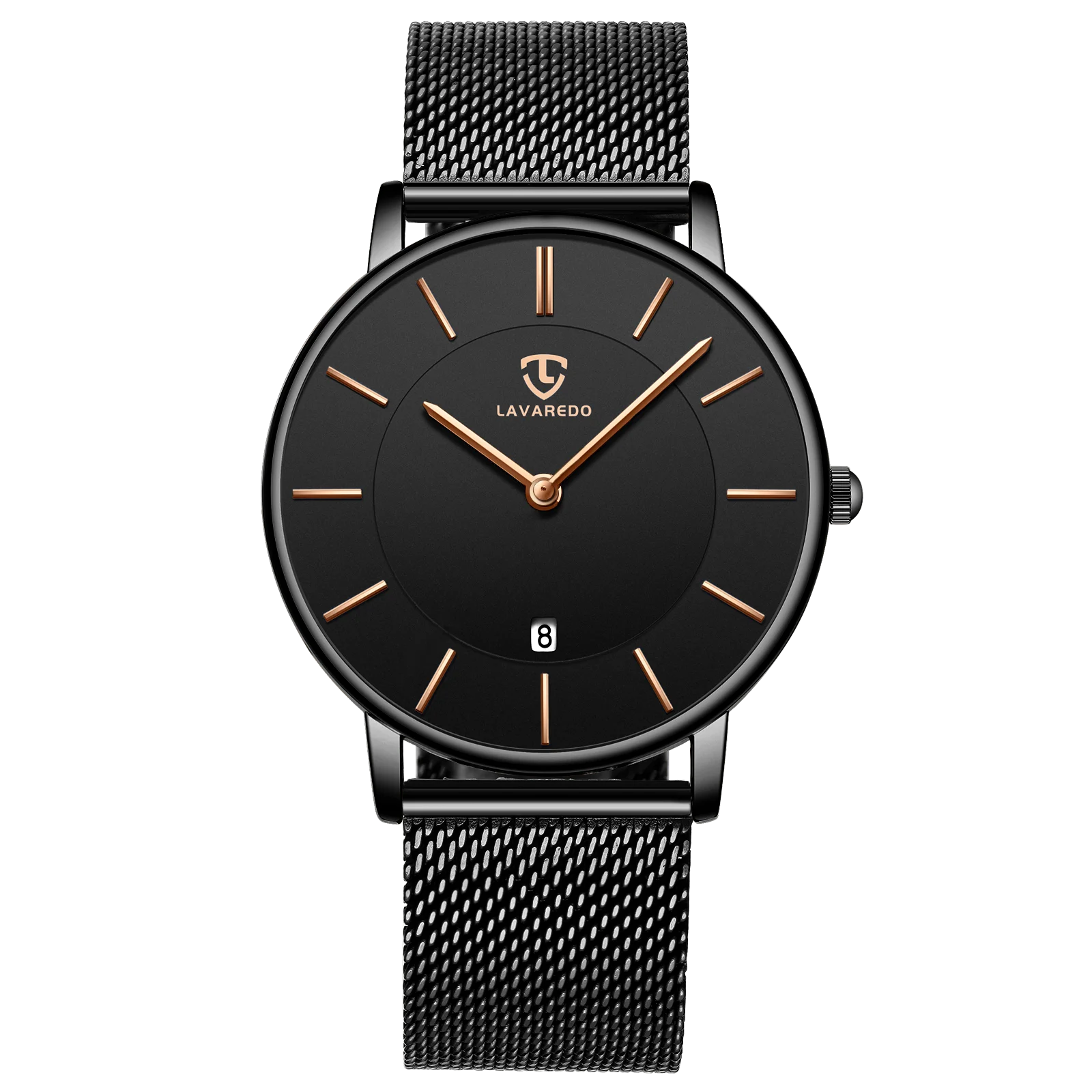 Mens Watches, Minimalist Fashion Simple Wrist Watch for Men Analog Date with Leather Strap
