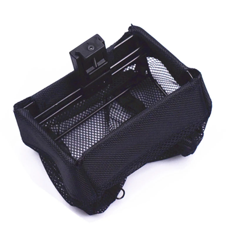 Hunting Bullet Shell Bag Military Gear Ammo Brass Shell Catcher Mesh Trap Nylon Mesh Bag Capture Black Collection Bag Ammo Bag