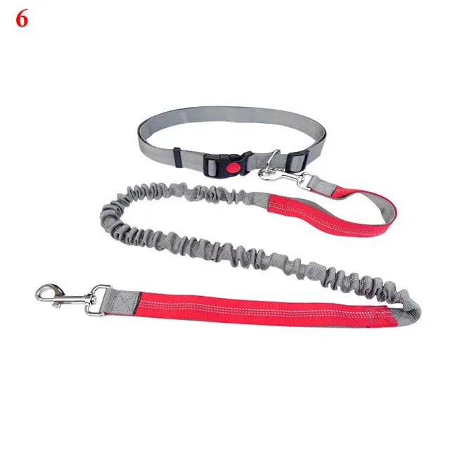 2022 New Adjustable Hand Free Dog Leash for Dog Pet Walking Running Jogging Dog leashes Waist Belt Chest Strap Traction Rope Dog