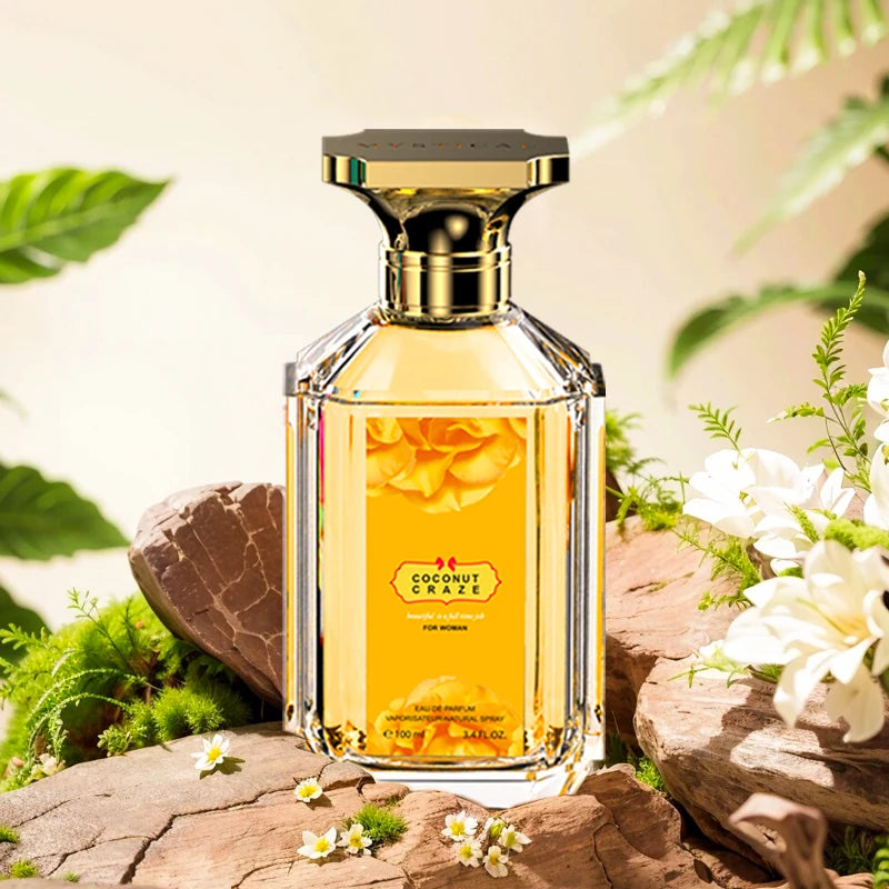 Coconut Passion Women's Perfume 100ML 3.4FL.OZ - Floral Fruity Gourmand Eau de Parfum Perfume Ladies for Everyday/Dating Use