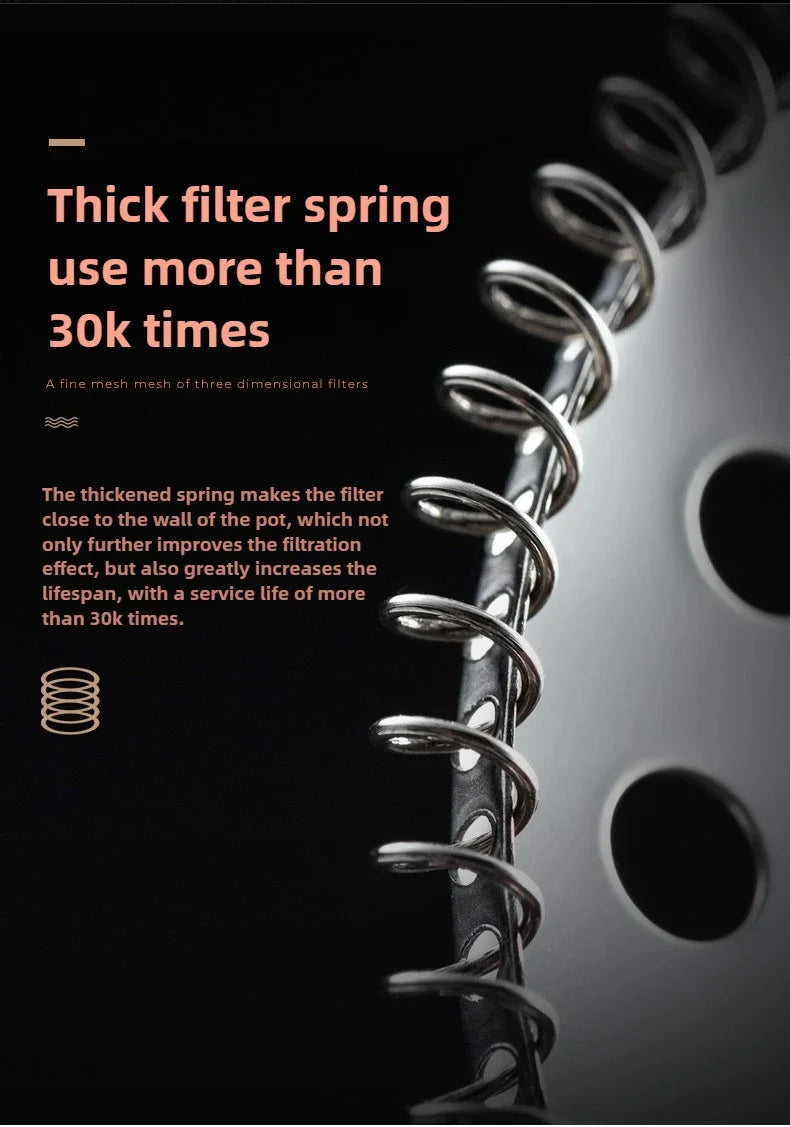 350/800/1000ml French Press Coffee Pot Multifunctional Home Hand Punch Pot Transparent Glass Coffee maker Coffee Accessories