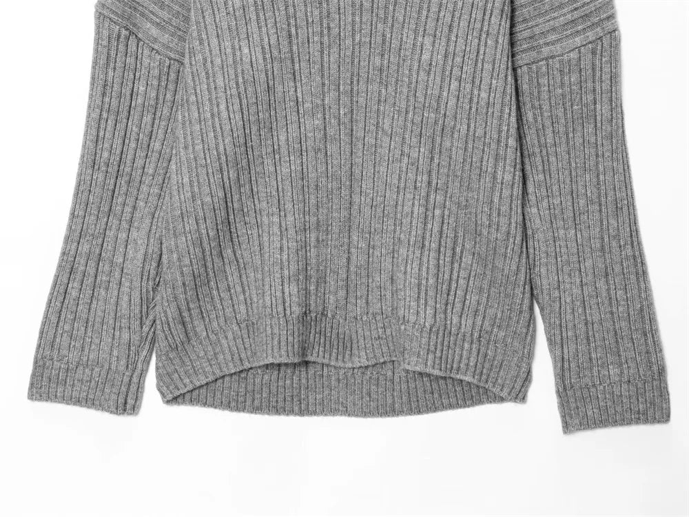 Women's Sweater 2025 New Fashion Summer Slouchy Off-the-shoulder Knit Sweater for Women Casual Chic Ladies Knit Sweater