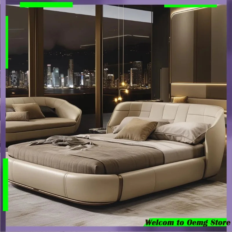 Trendy Wedding Bed Frame Superior Quality European Comfort Stylish Design Luxe Bedroom Camas De Dormitorio Lit Home Decoration