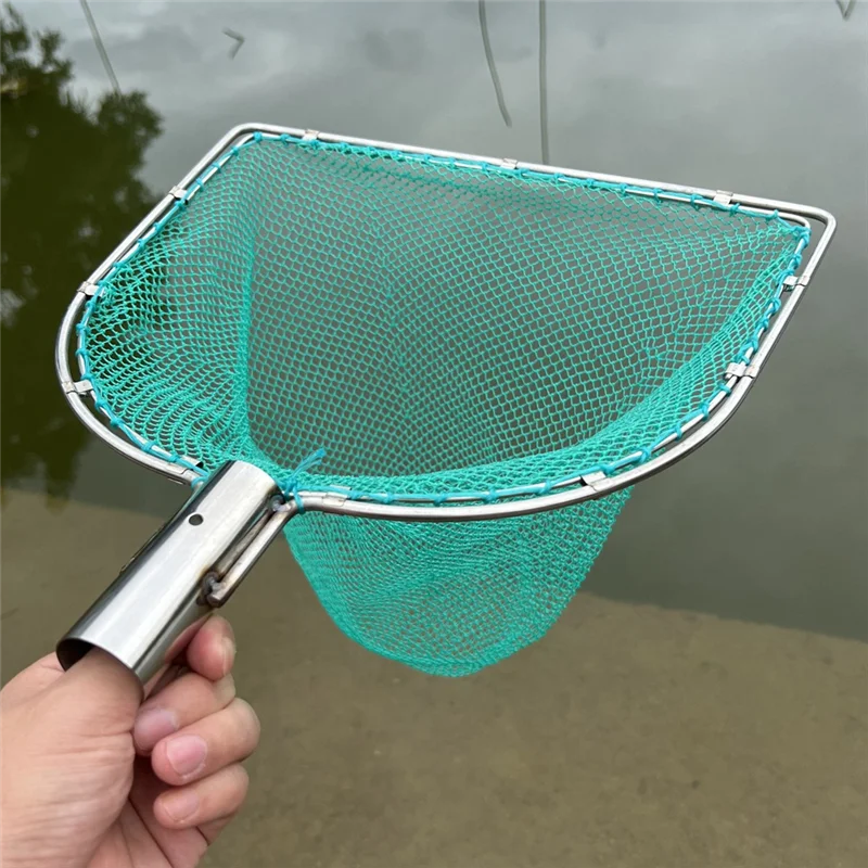 AEF5-Fishnets Fishing Landing Net Fishing Equipment Hand Dip Fishing Net Fishing Net Fishing Tools