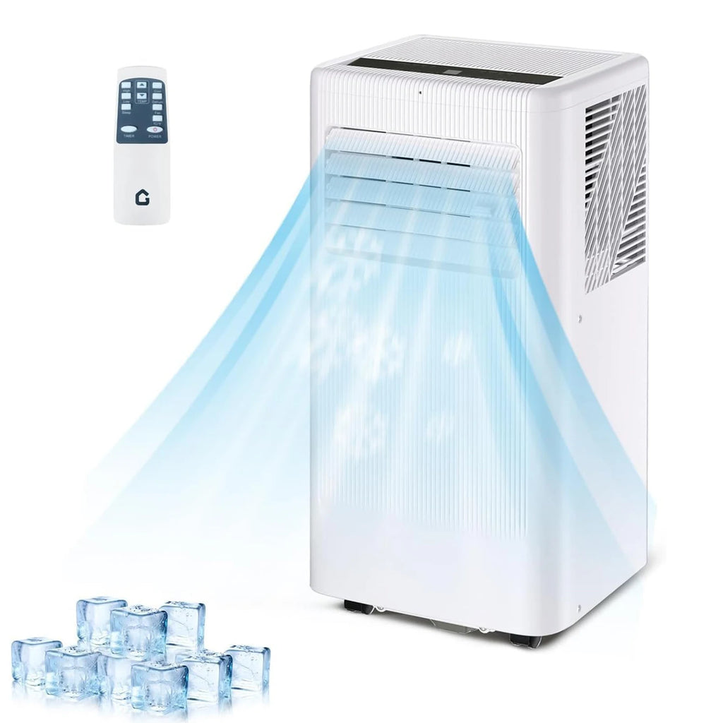 8000BTU Portable Air Conditioner 3-In-1 Standing AC Unit Cooling AC Up to 420 Sq. Ft., AC Unit with Cooling Fan and Dehumidifier