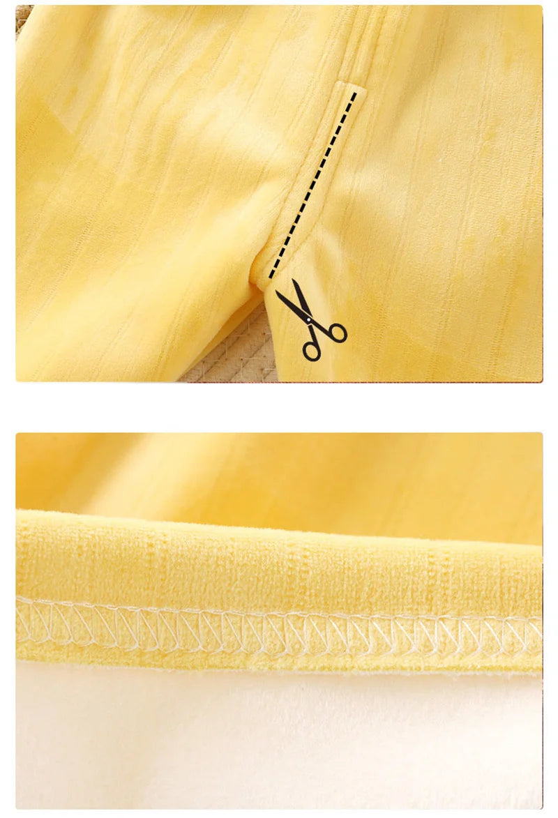 Children's Thermal Underwear Set Clothes Autumn Winter Baby Thickened Suit Boy Girl Plus Velvet Top Pants 2Pcs Outfits Clothing