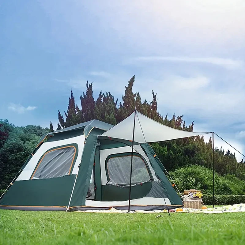 Camping Family Tent Tent Outdoor Camping Camping Fully Automatic Quick Opening tent Tour Equipment 4-6 Person tent Backpack Tent