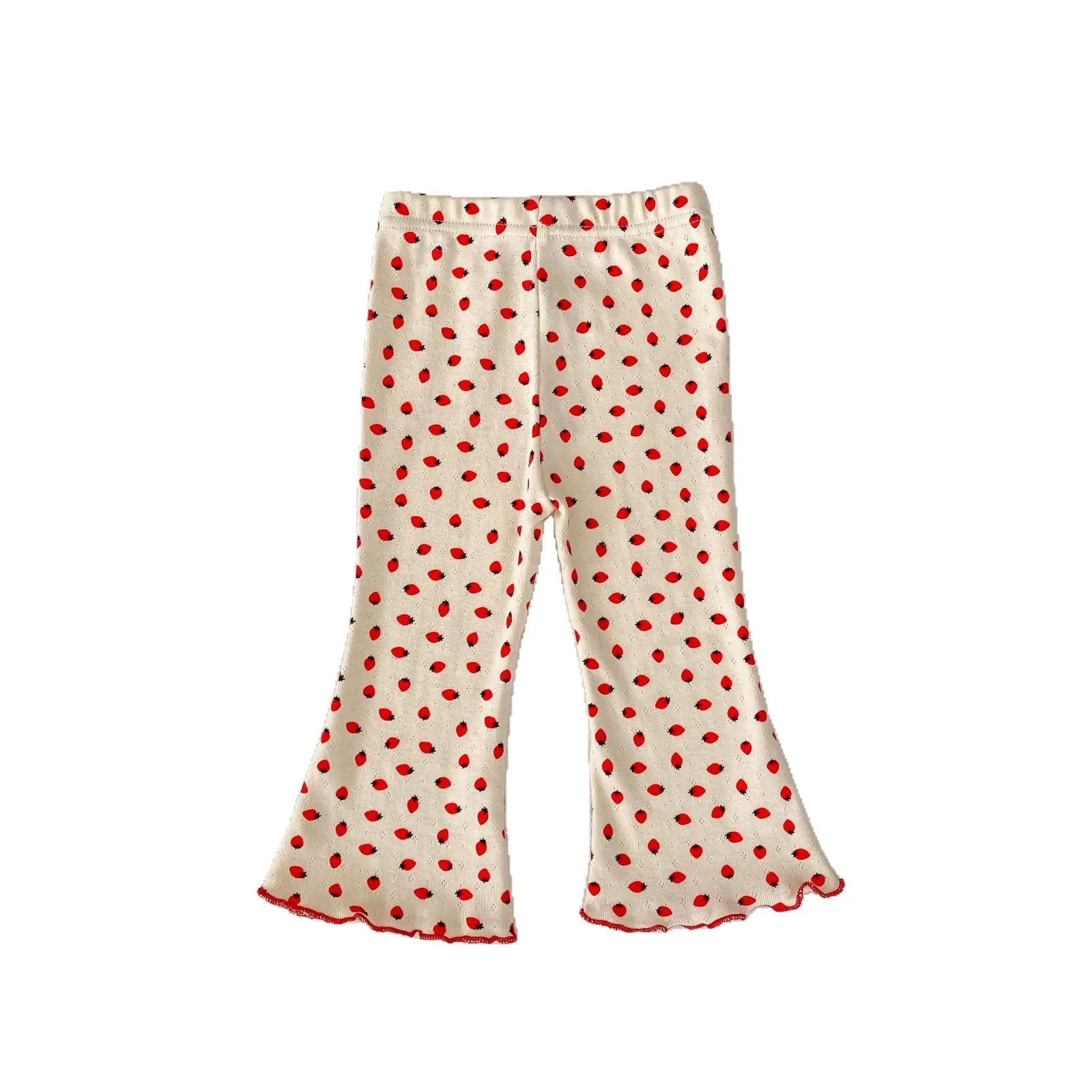 2025 New Korean Version Autumn Baby Girl Floral Micro Print Baby Leggings Baby Mosquito Proof Pants