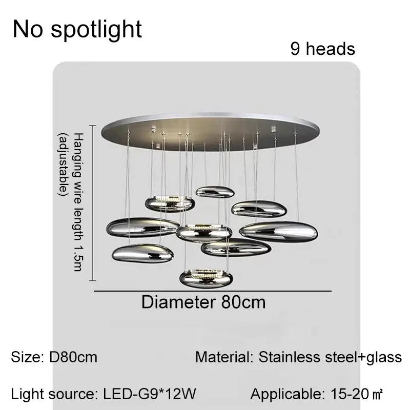 Modern home decor led lights pendant light lamps for living room Chandeliers for dining room hanging light indoor lighting