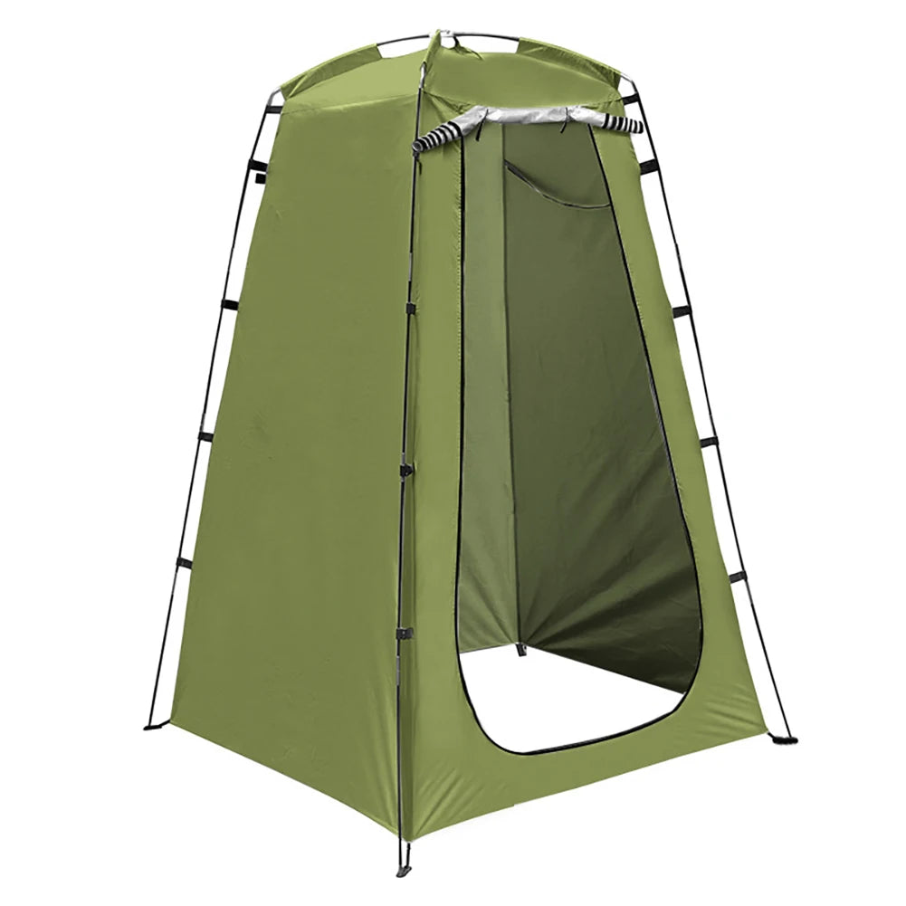 Dressing Room Mobile Toilet Tent Folding Sunshade Bathing Tents Waterproof UV Protection Tear-resistant for Hiking Travel