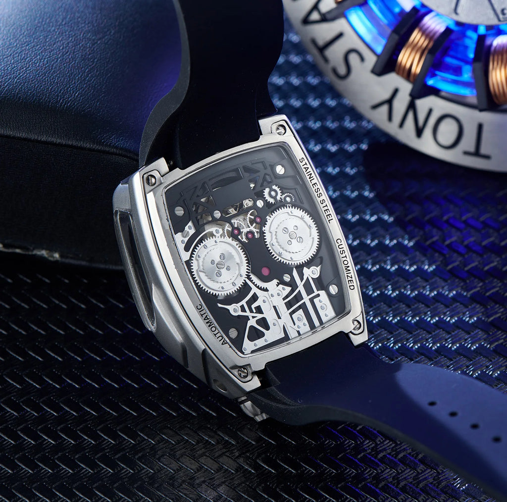 OBLVLO men's mechanical watches, purely hand-wound mechanical watches, creative men's watches, men's timepieces, men's watches