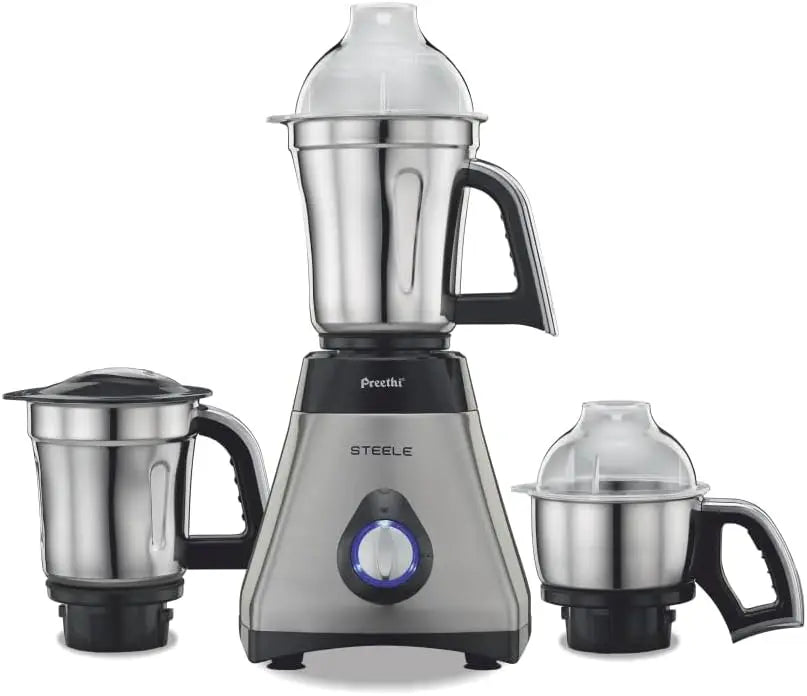 Mixer Grinder, 13 x 8.6 x 12.5 inches, Black, Silver