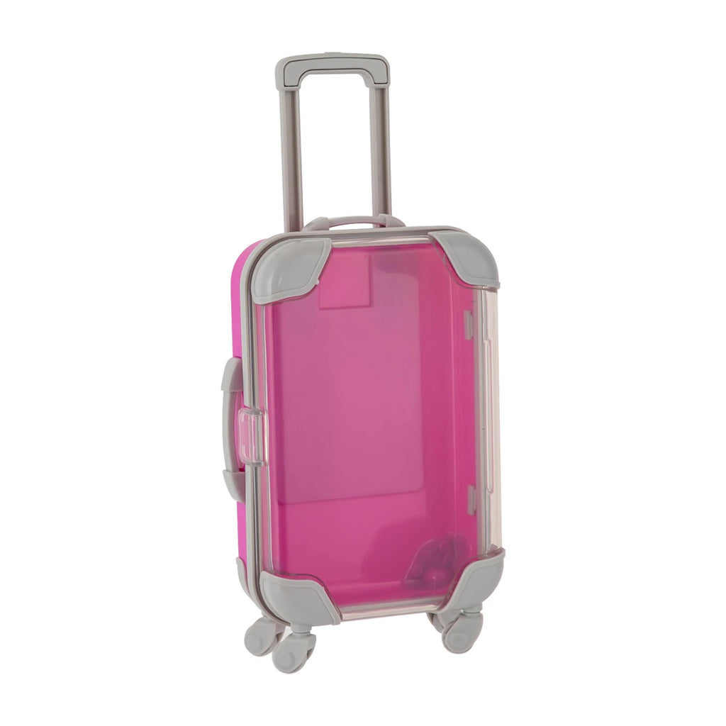 12pcs ABS Mini Suitcase Simulation Trolley Case Mini Luggage Mixed color