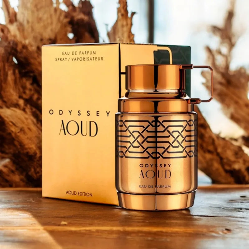 Armaf Odyssey Aoud Eau de Parfum Spray 100ml Original Arab Perfumes Lasting Woody Spicy Pheromones Perfume Cologne Makeup Gifts