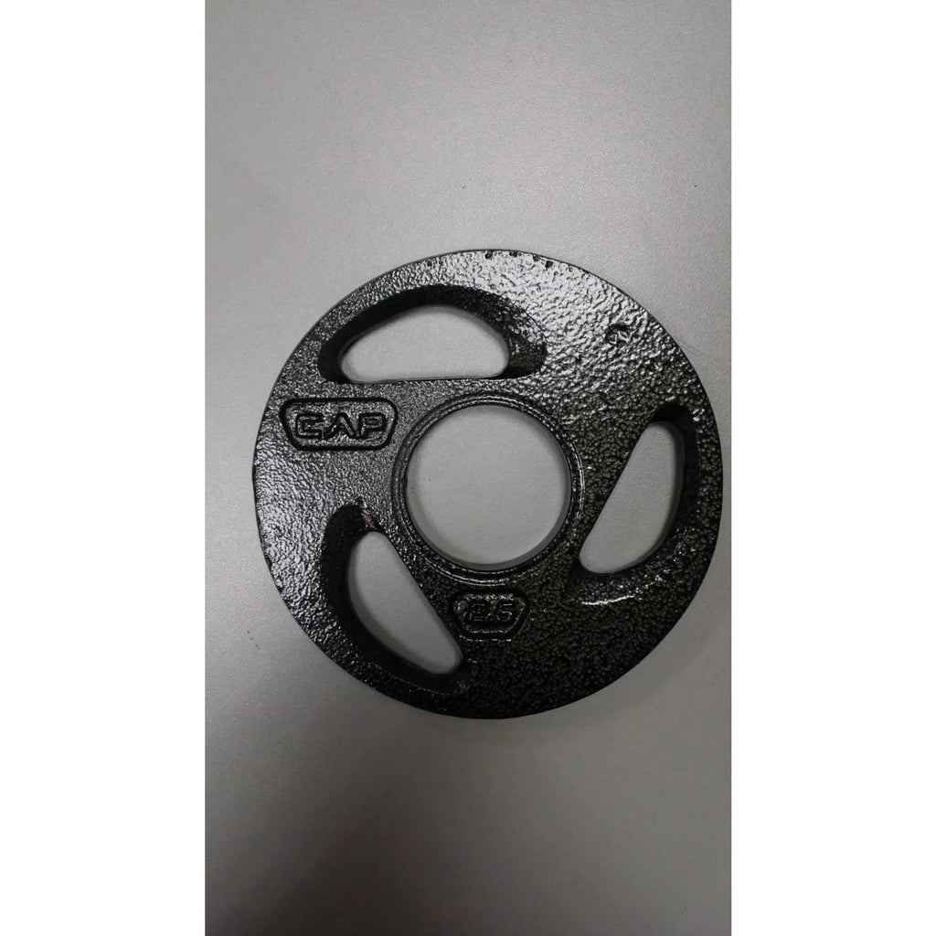 (2 pack) 15lb 2-inch Grip Plate Weight Set (2x2.5lb/2x5lb),Made of durable, long-lasting cast iron