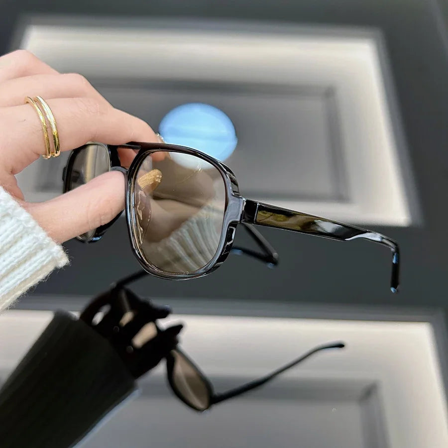 Fashion Square Sunglasses Women Men Brand Designer Vintage Mirror Sun Glasses Female Male Classic Retro Outdoors Gafas De Sol