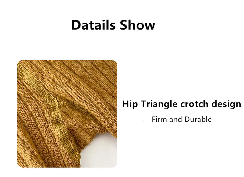 Spring Baby Boys Girls Pants Newborn Girl Leggings Tights Cotton Stretch Kids Children Knitting Trousers For 0 to 6Years