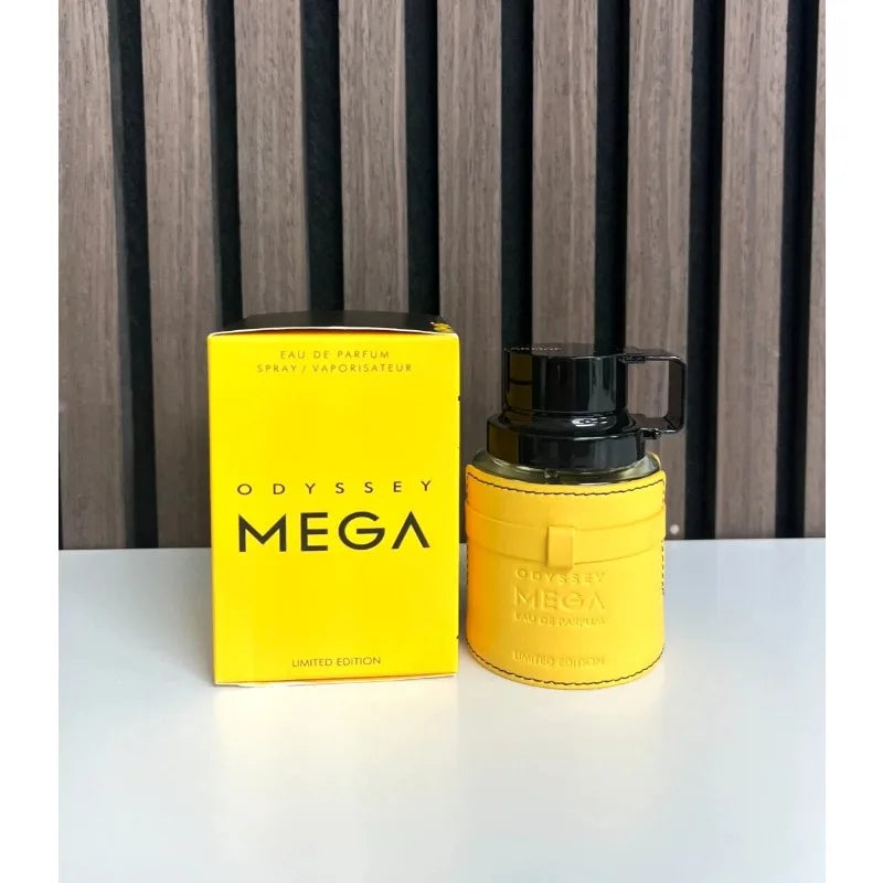 Armaf Odyssey Mega Man Eau de Parfum Spray 100ml Original Arab Perfumes Lasting Woody Aromatic Perfume Cologne for Men Makeup
